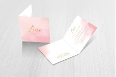 Roze aquarel
